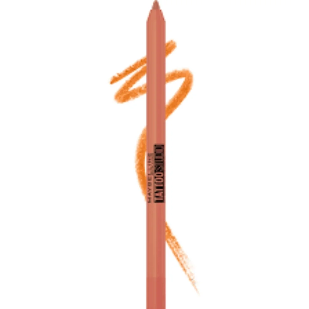 Msybelline Tattoo Studio Eyeliner Pencil, 803 Orange Flash